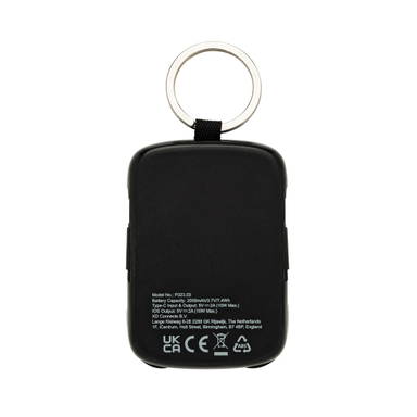 Nexo RCS sleutelhanger powerbank 2.000 mAh met geïntegreerde