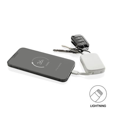 Nexo RCS sleutelhanger powerbank 2.000 mAh met geïntegreerde