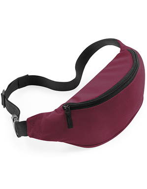 Polyester waist bag 38 x 14 x 8 cm - Burgundy