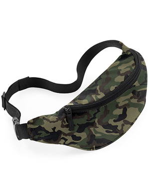 Polyester waist bag 38 x 14 x 8 cm - Jungle camo