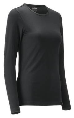 Mascot Crossover Women's Long-Sleeved T-shirt 25191 - Deep Black