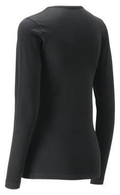 Mascot Crossover Women's Long-Sleeved T-shirt 25191 - Deep Black