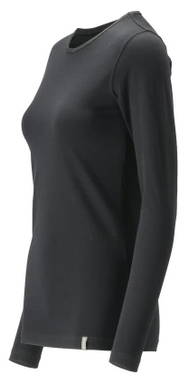 Mascot Crossover Women's Long-Sleeved T-shirt 25191 - Deep Black