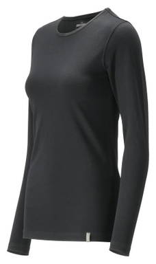 Mascot Crossover Women's Long-Sleeved T-shirt 25191 - Deep Black