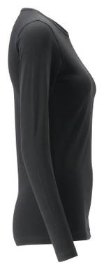 Mascot Crossover Women's Long-Sleeved T-shirt 25191 - Deep Black
