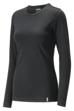 Mascot Crossover Women's Long-Sleeved T-shirt 25191 - Deep Black