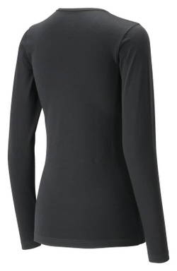 Mascot Crossover Women's Long-Sleeved T-shirt 25191 - Deep Black