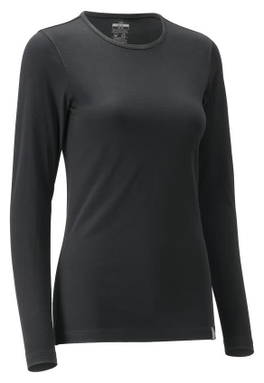 Mascot Crossover Women's Long-Sleeved T-shirt 25191 - Deep Black