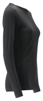 Mascot Crossover Women's Long-Sleeved T-shirt 25191 - Deep Black