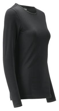 Mascot Crossover Women's Long-Sleeved T-shirt 25191 - Deep Black