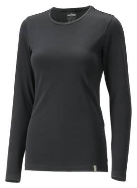 Mascot Crossover Women's Long-Sleeved T-shirt 25191 - Deep Black