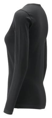 Mascot Crossover Women's Long-Sleeved T-shirt 25191 - Deep Black