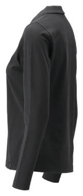 Mascot Crossover Women's Polo Shirt with Long Sleeves 26093 - Deep Black