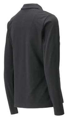 Mascot Crossover Women's Polo Shirt with Long Sleeves 26093 - Deep Black