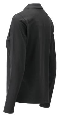 Mascot Crossover Women's Polo Shirt with Long Sleeves 26093 - Deep Black
