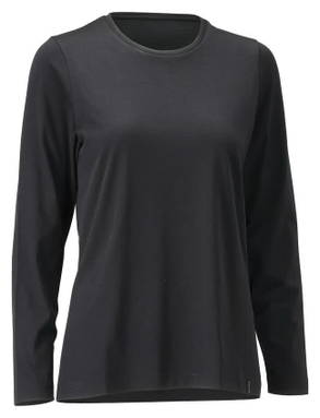 Mascot Crossover Women's Long-Sleeved T-shirt 26191 - Deep Black
