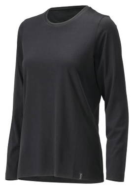 Mascot Crossover Women's Long-Sleeved T-shirt 26191 - Deep Black