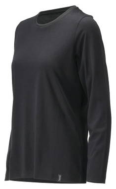 Mascot Crossover Women's Long-Sleeved T-shirt 26191 - Deep Black