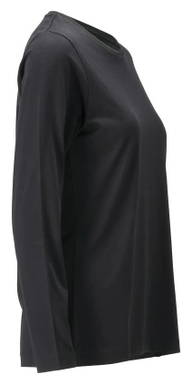 Mascot Crossover Women's Long-Sleeved T-shirt 26191 - Deep Black