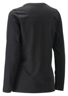 Mascot Crossover Women's Long-Sleeved T-shirt 26191 - Deep Black