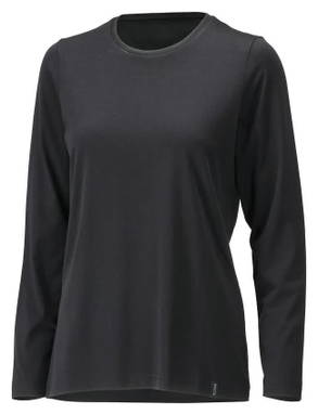 Mascot Crossover Women's Long-Sleeved T-shirt 26191 - Deep Black