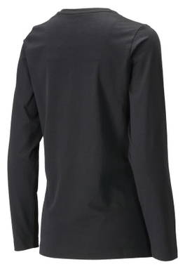 Mascot Crossover Women's Long-Sleeved T-shirt 26191 - Deep Black