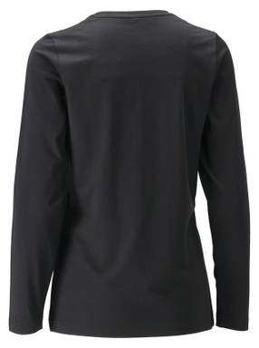 Mascot Crossover Women's Long-Sleeved T-shirt 26191 - Deep Black