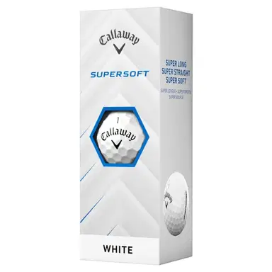 Balle de golf Callaway SuperSoft - Blanc