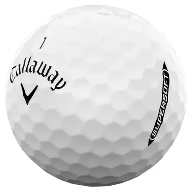Balle de golf Callaway SuperSoft - Blanc