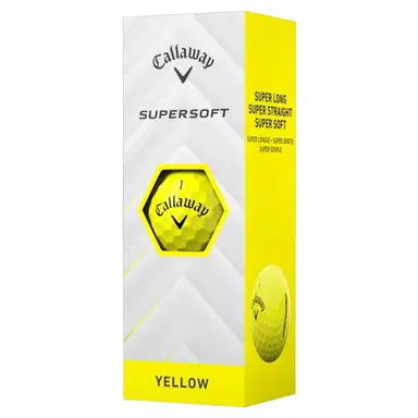 Callaway SuperSoft Yellow golfbal - Geel
