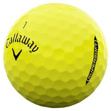 Callaway SuperSoft Yellow golfbal - Geel