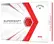 Callaway SuperSoft MATTE Red golfbal - Rood