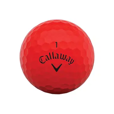 Callaway SuperSoft MATTE Red golf ball - Red