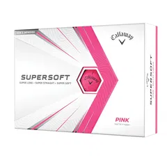 Callaway SuperSoft MATTE Pink golf ball
