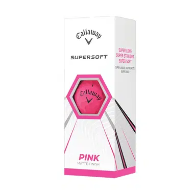 Callaway SuperSoft MATTE Pink Golfball - Rosa