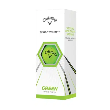 Callaway SuperSoft MATTE Green Golfball - Grün