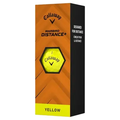 Callaway Warbird Yellow Golfball - Gelb