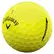 Callaway Warbird Yellow golfbal - Geel