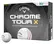 Balle de golf Callaway Chrome Tour X Triple Track - Blanc