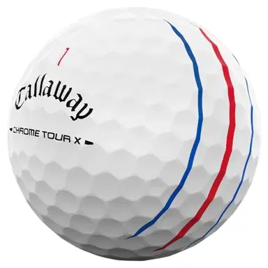 Callaway Chrome Tour X Triple Track Golf Ball - White