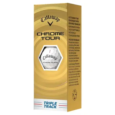 Balle de golf Callaway Chrome Tour Triple Track - Blanc