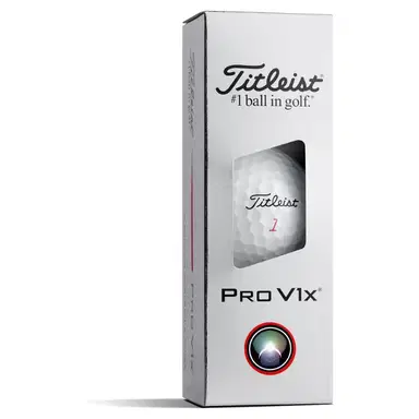 Balle de golf Titleist Pro V1X - Blanc