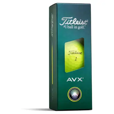 Titleist AVX Yellow golfbal - Geel