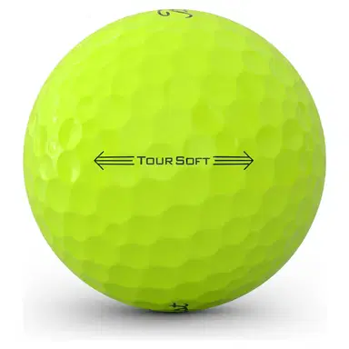 Titleist Tour Soft Yellow Golfball - Gelb