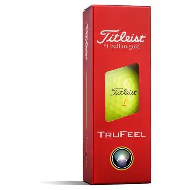 Titleist TruFeel Gelb Golfball - Gelb
