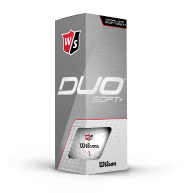 Balle de golf Wilson DUO Soft+ - Blanc