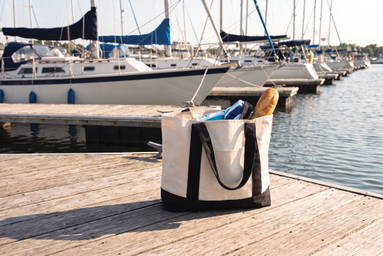 SHOP LOCAL AWARE™ recycled cotton 350gsm Tote bag