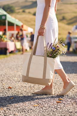 SHOP LOCAL AWARE™ recycled cotton 350gsm Tote bag