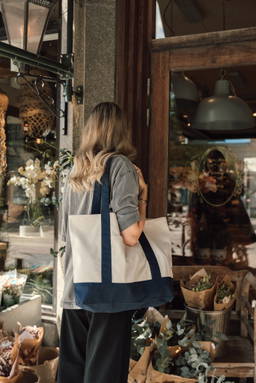 SHOP LOCAL AWARE™ recycled cotton 350gsm Tote bag