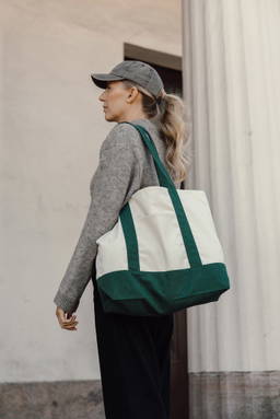 SHOP LOCAL AWARE™ recycled cotton 350gsm Tote bag